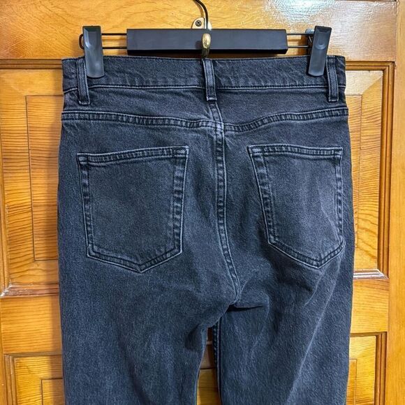 Reformation Black Button Fly High Rise Slim Skinny Jeans Women’s 25 - Picture 4 of 7